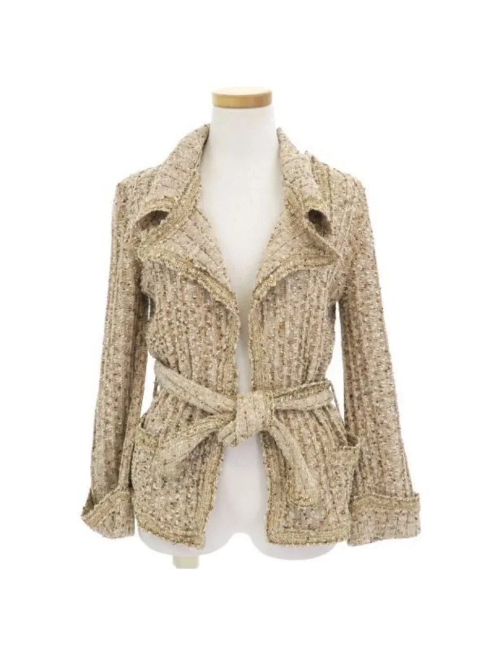 Chanel Cardigan Beige